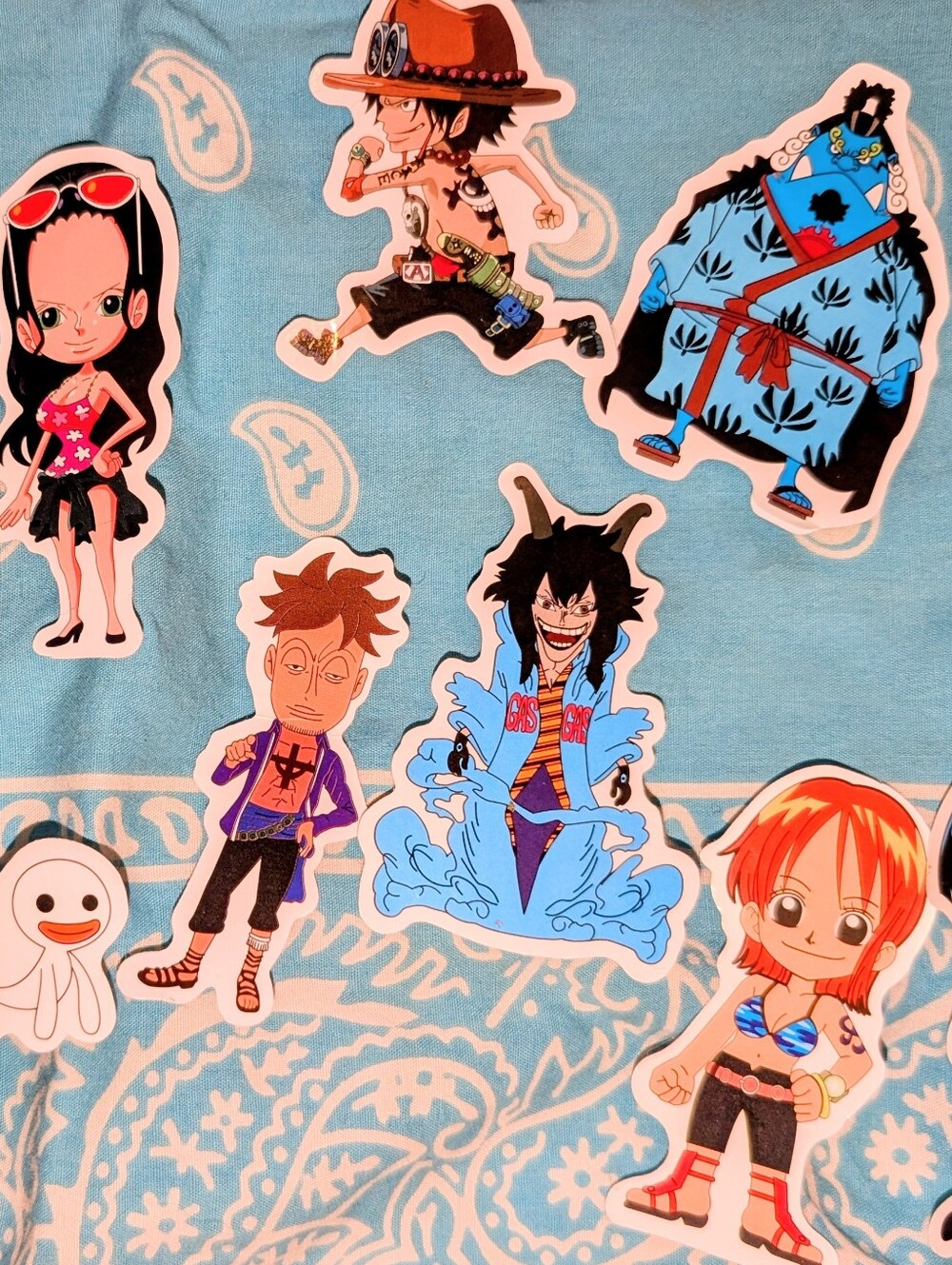 One Piece Die-Cut Stickers X 11 / 3 to 4" each / Luffy Anime Manga
